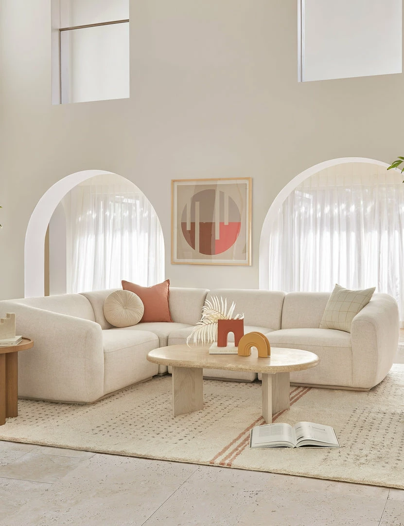 Lulu And Georgia Muted Pastels Arlo Linen Pillow