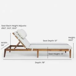 Lulu And Georgia Rosen Indoor / Outdoor Chaise