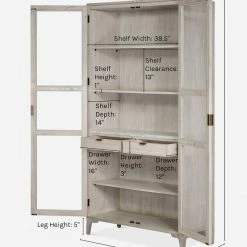 Lulu And Georgia Furniture Ryden Curio Cabinet