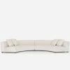 Lulu And Georgia Curved + Rounded Saban 2-Piece Curved Sectional Sofa