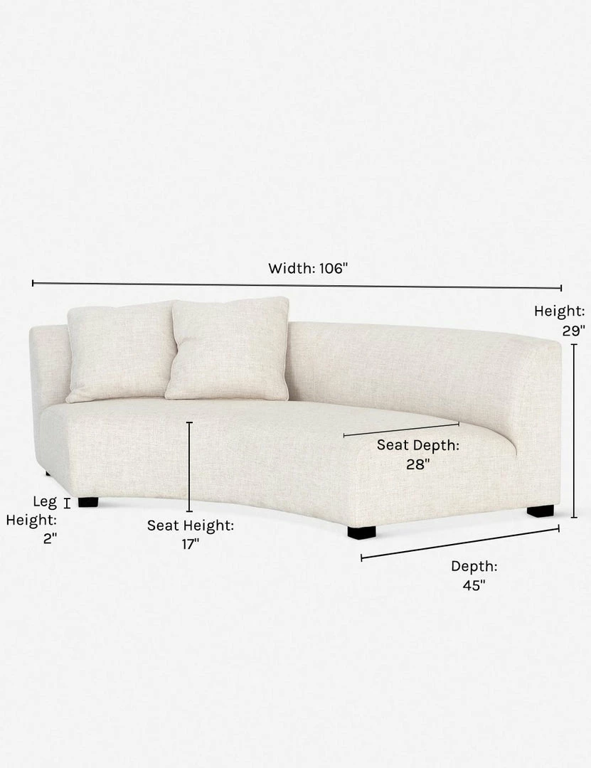 Lulu And Georgia Saban Curved Sofa Furniture