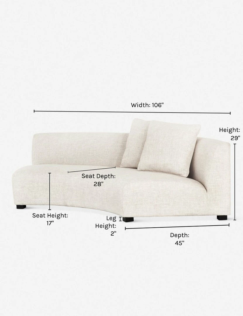 Lulu And Georgia Saban Curved Sofa Furniture