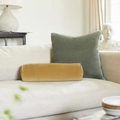 Lulu And Georgia Nina Freudenberger Collection Sabine Velvet Bolster Pillow