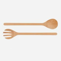 Lulu And Georgia Salad Servers, Beechwood