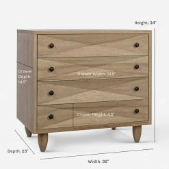 Lulu And Georgia Furniture Sen 4-Drawer Dresser
