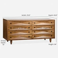 Lulu And Georgia Furniture Sen 8-Drawer Dresser