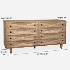 Lulu And Georgia Furniture Sen 8-Drawer Dresser