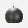 Lulu And Georgia Seraphina Sphere Pendant Light, Black