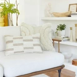 Lulu And Georgia Sarah Sherman Samuel Collection Stripe Break Pillow By Sarah Sherman Samuel