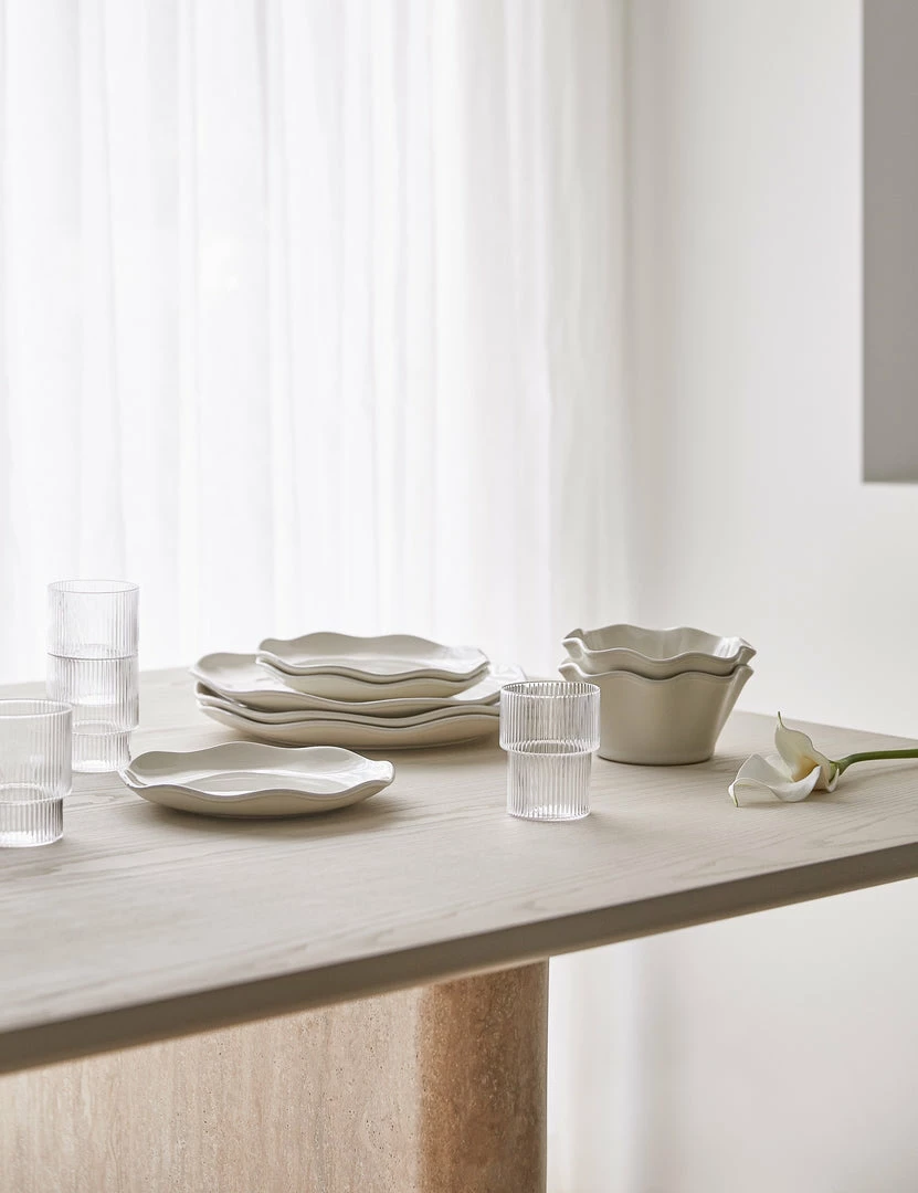 Lulu And Georgia Rian Ripple Glassware (Set Of 4)