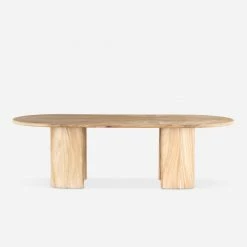 Lulu And Georgia Nausica Oval Dining Table Curved + Rounded