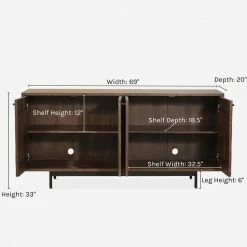 Lulu And Georgia Valentina Media Console Furniture