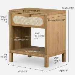 Lulu And Georgia Verna Nightstand Furniture