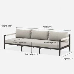 Lulu And Georgia Verona Outdoor Sofa Outdoor Collection