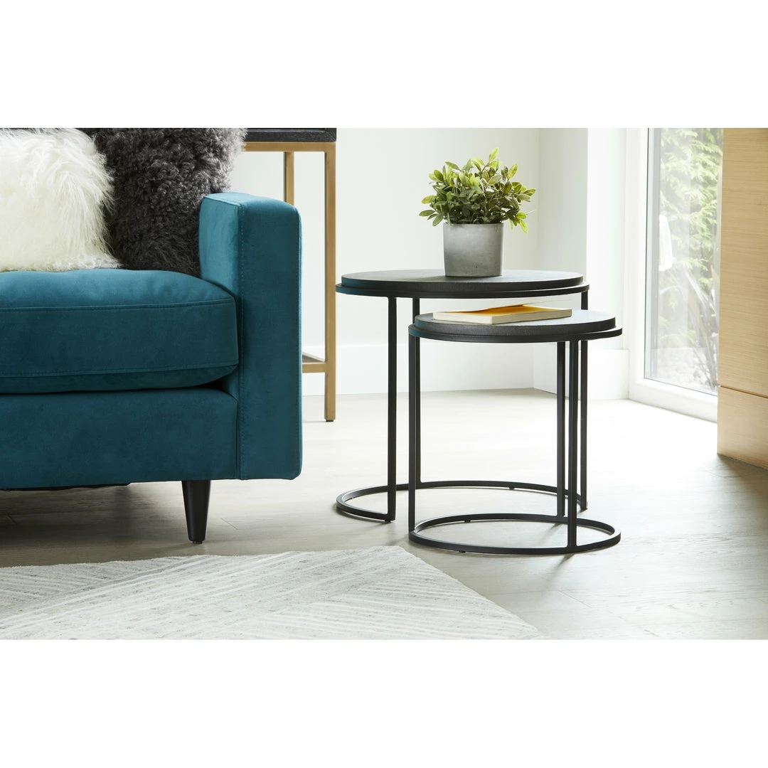Lulu And Georgia Nalya Nesting Side Tables (Set Of 2) Curved + Rounded