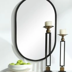Lulu And Georgia Walls Ahna Oval Mirror