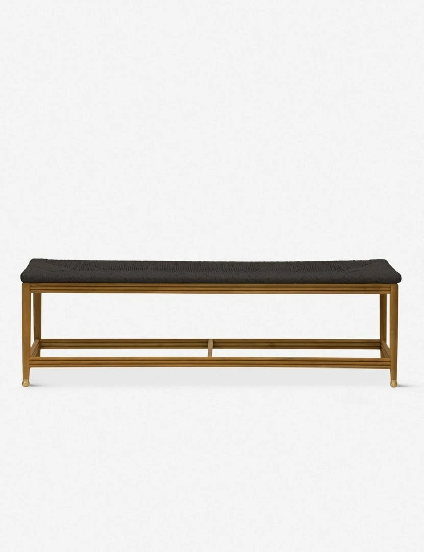 Lulu And Georgia Morris & Co. Kelmscott Rush Indoor / Outdoor Bench