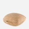 Lulu And Georgia Palma Jute Floor Pillow Earth Tones