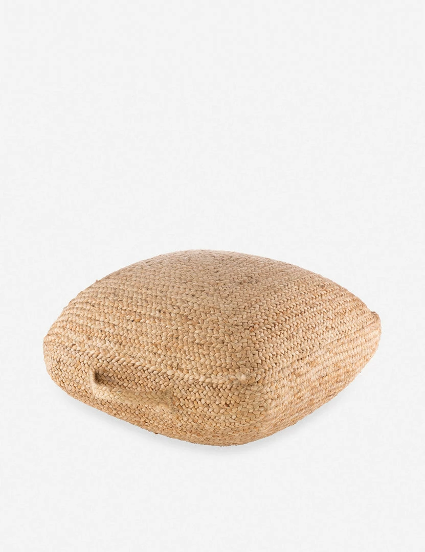 Lulu And Georgia Palma Jute Floor Pillow Earth Tones