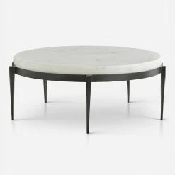 Lulu And Georgia Curved + Rounded Arteriors Kelsie Round Coffee Table